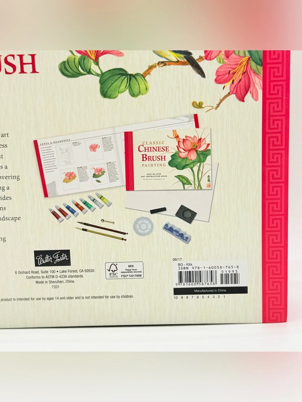 Chinese Brush Painting Classic Deluxe Art Set Walter Foster New Complete Kit
